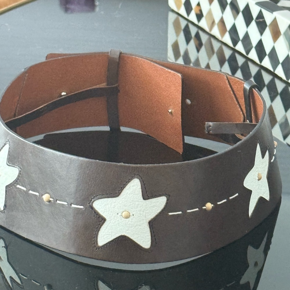 Claudio Orciani Vintage Y2K Italian leather belt